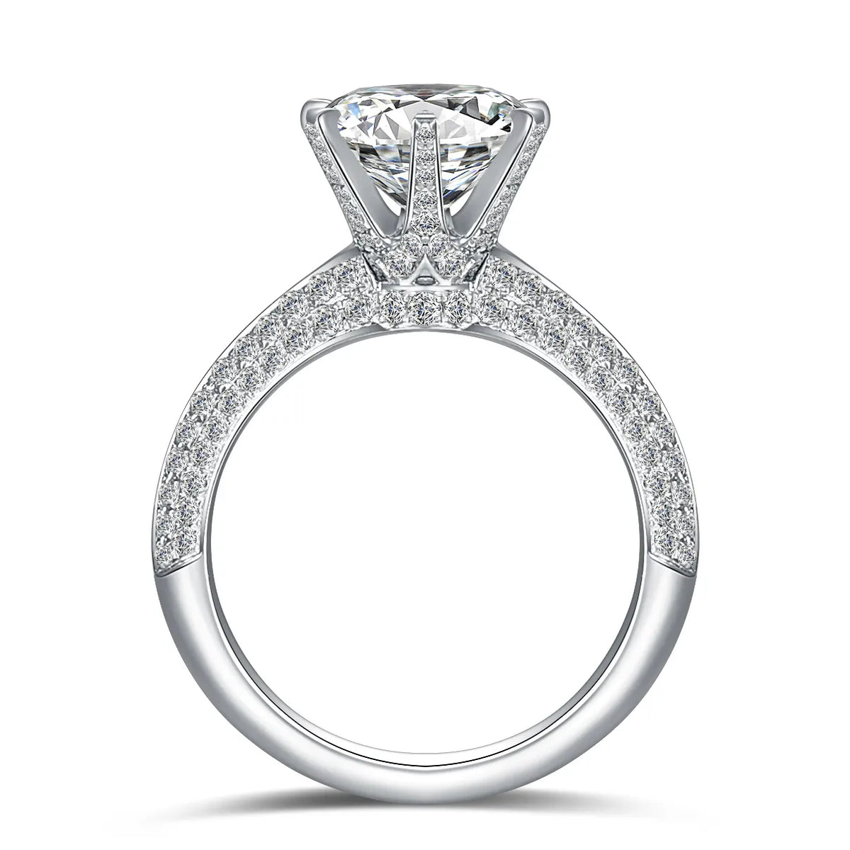 2.28 ct Celestial Six-Prong Round-Cut Lab-Grown Diamond Ring in PT950 Platinum – APYFR0005-PT