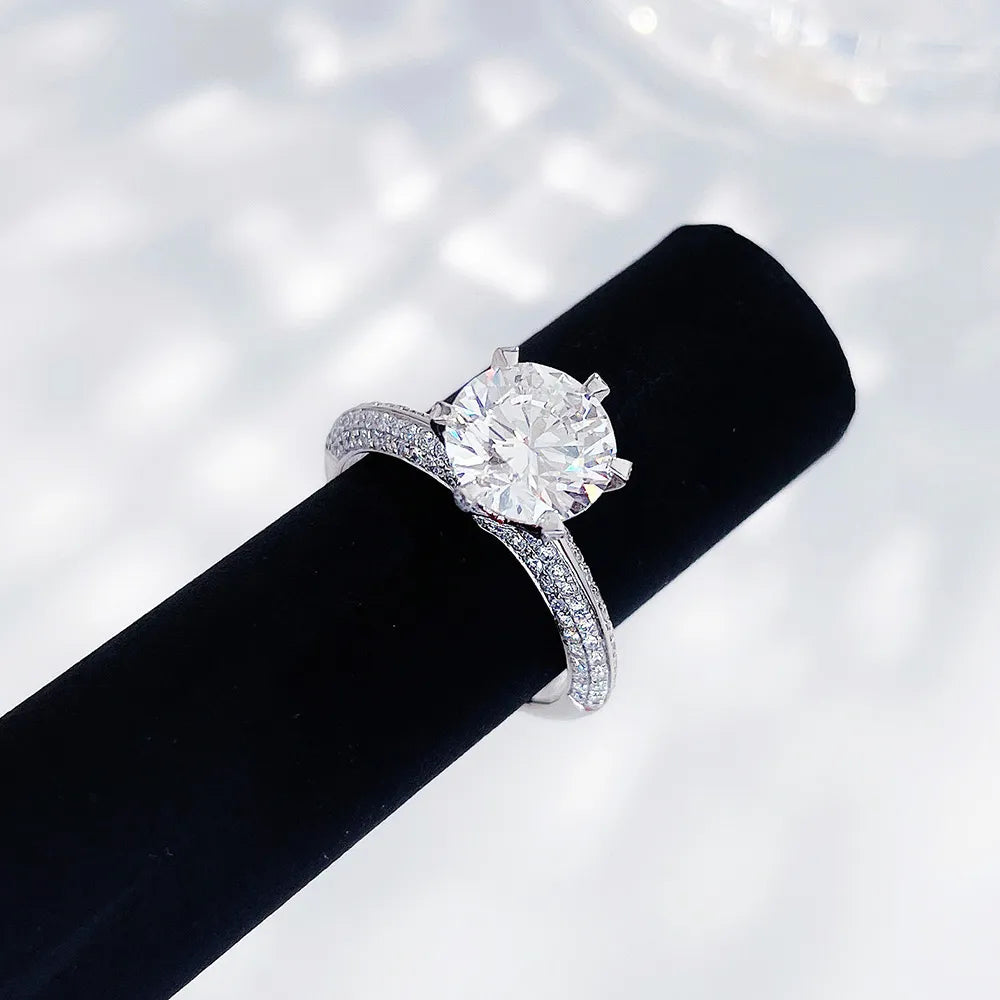 2.28 ct Celestial Six-Prong Round-Cut Lab-Grown Diamond Ring in PT950 Platinum – APYFR0005-PT