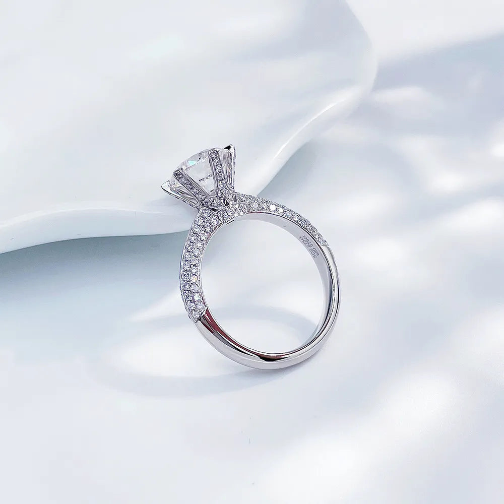 2.28 ct Celestial Six-Prong Round-Cut Lab-Grown Diamond Ring in PT950 Platinum – APYFR0005-PT
