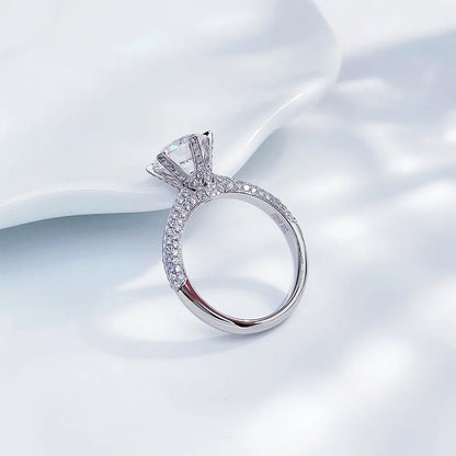 2.28 ct Celestial Six-Prong Round-Cut Lab-Grown Diamond Ring in PT950 Platinum – APYFR0005-PT