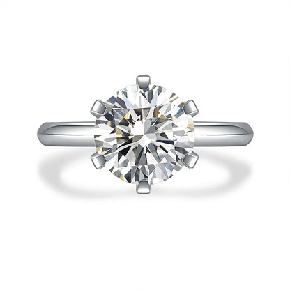 1.02 ct Celestial Six-Prong Round-Cut Lab-Grown Diamond Ring in PT950 Platinum – APYFR0006-PT