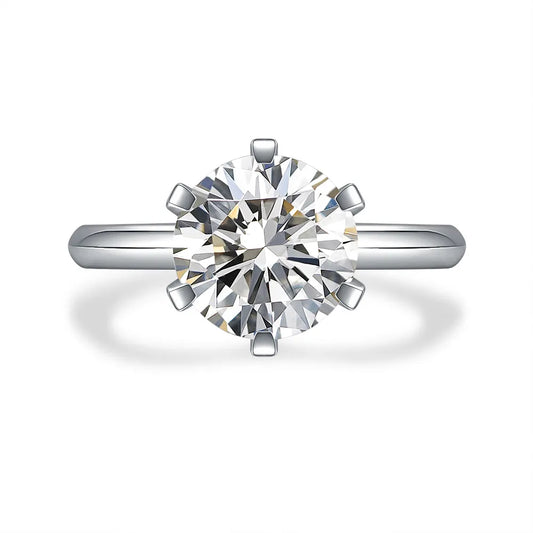 1.02 ct Celestial Six-Prong Round-Cut Lab-Grown Diamond Ring in PT950 Platinum – APYFR0006-PT