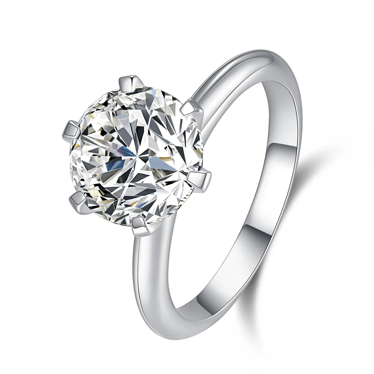 1.02 ct Celestial Six-Prong Round-Cut Lab-Grown Diamond Ring in PT950 Platinum – APYFR0006-PT