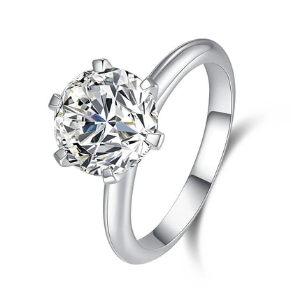 1.02 ct Celestial Six-Prong Round-Cut Lab-Grown Diamond Ring in PT950 Platinum – APYFR0006-PT