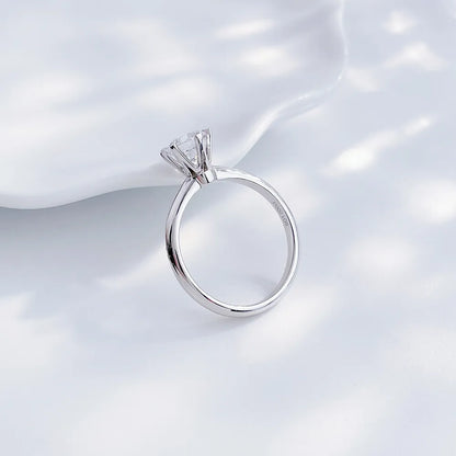 1.02 ct Celestial Six-Prong Round-Cut Lab-Grown Diamond Ring in PT950 Platinum – APYFR0006-PT