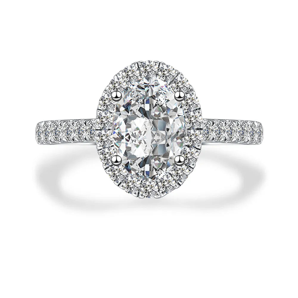 3.15 ct Celestial Four-Prong Oval-Cut Lab-Grown Diamond Ring in PT950 Platinum – APYFR0009-PT