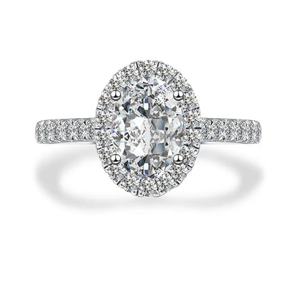 3.15 ct Celestial Four-Prong Oval-Cut Lab-Grown Diamond Ring in PT950 Platinum – APYFR0009-PT