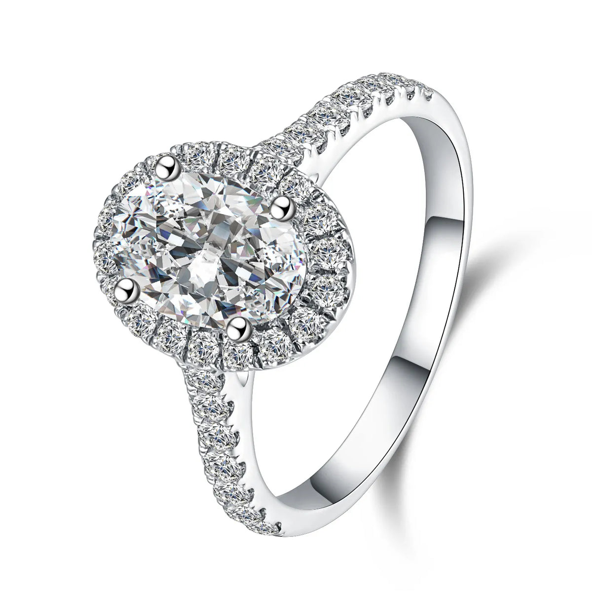 3.15 ct Celestial Four-Prong Oval-Cut Lab-Grown Diamond Ring in PT950 Platinum – APYFR0009-PT