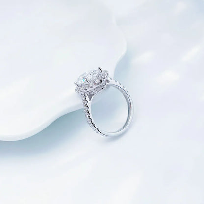 3.15 ct Celestial Four-Prong Oval-Cut Lab-Grown Diamond Ring in PT950 Platinum – APYFR0009-PT