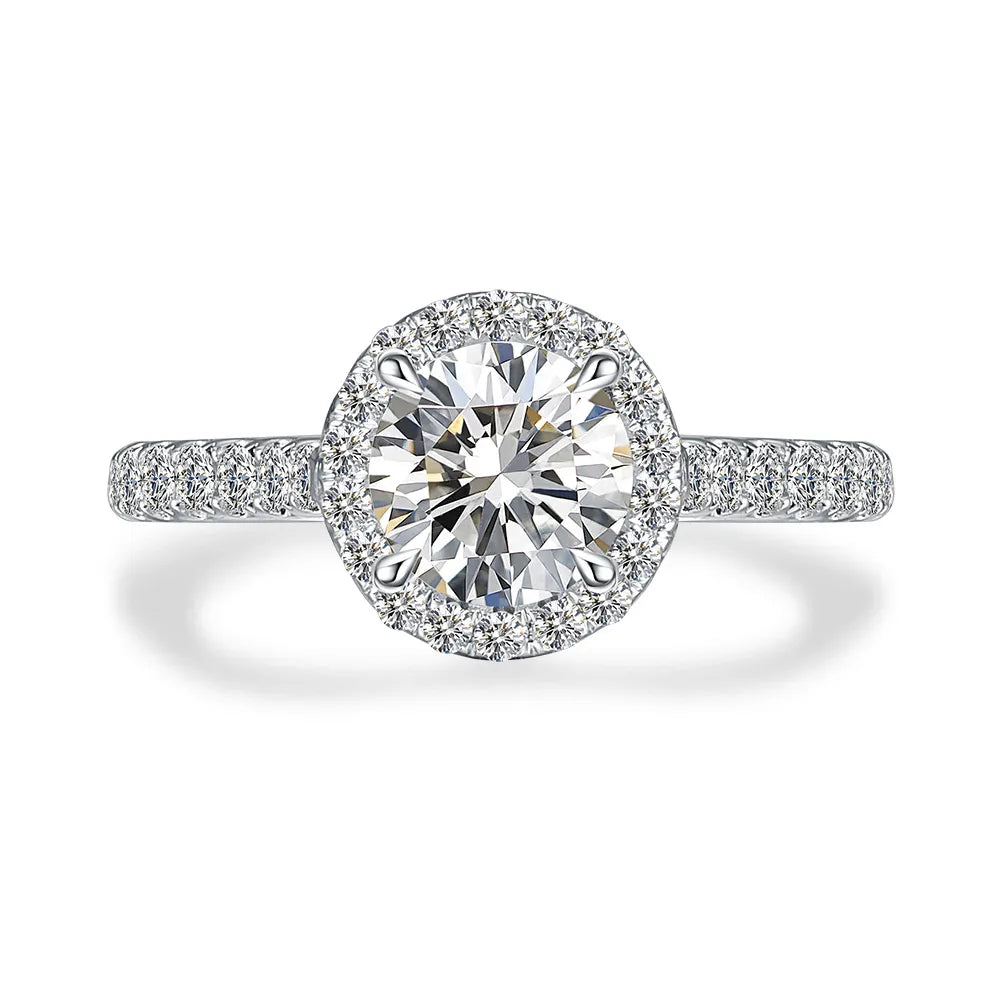 1.05 ct Round-Cut Lab-Grown Diamond Ring in PT950 Platinum – APYFR0011-PT