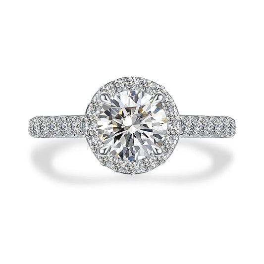 1.05 ct Round-Cut Lab-Grown Diamond Ring in PT950 Platinum – APYFR0011-PT