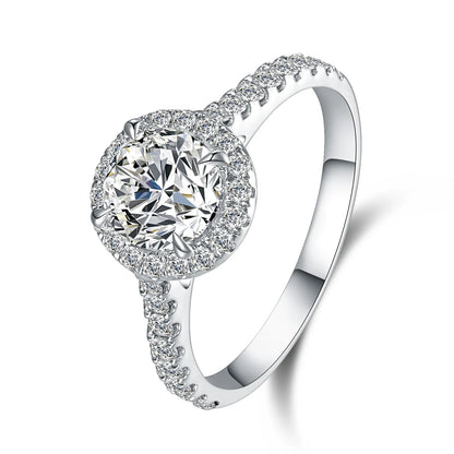 1.05 ct Round-Cut Lab-Grown Diamond Ring in PT950 Platinum – APYFR0011-PT