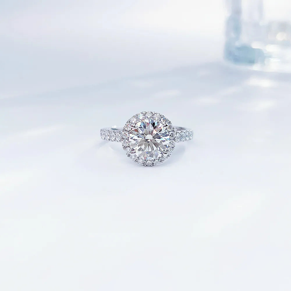 1.05 ct Round-Cut Lab-Grown Diamond Ring in PT950 Platinum – APYFR0011-PT
