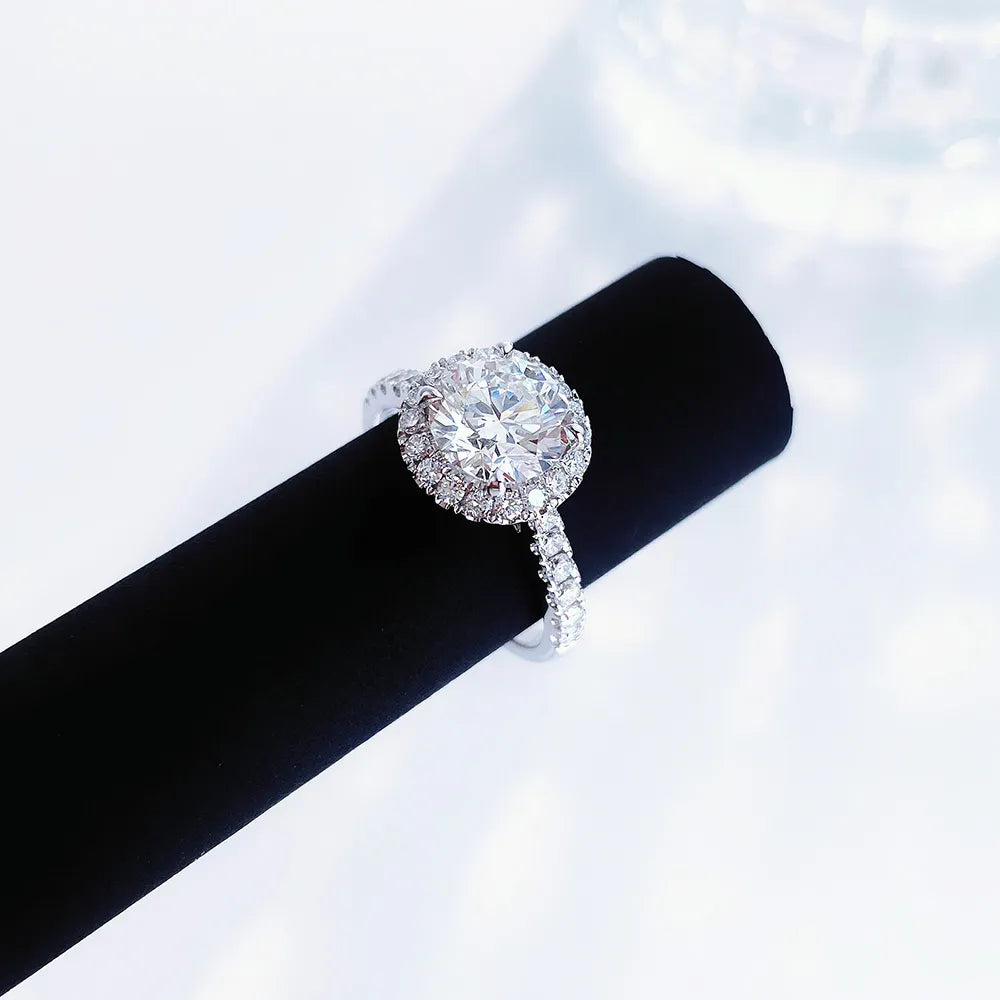 1.05 ct Round-Cut Lab-Grown Diamond Ring in PT950 Platinum – APYFR0011-PT