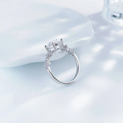 2.06 ct Celestial Four-Prong Oval-Cut Lab-Grown Diamond Ring in PT950 Platinum – APYFR0012-PT