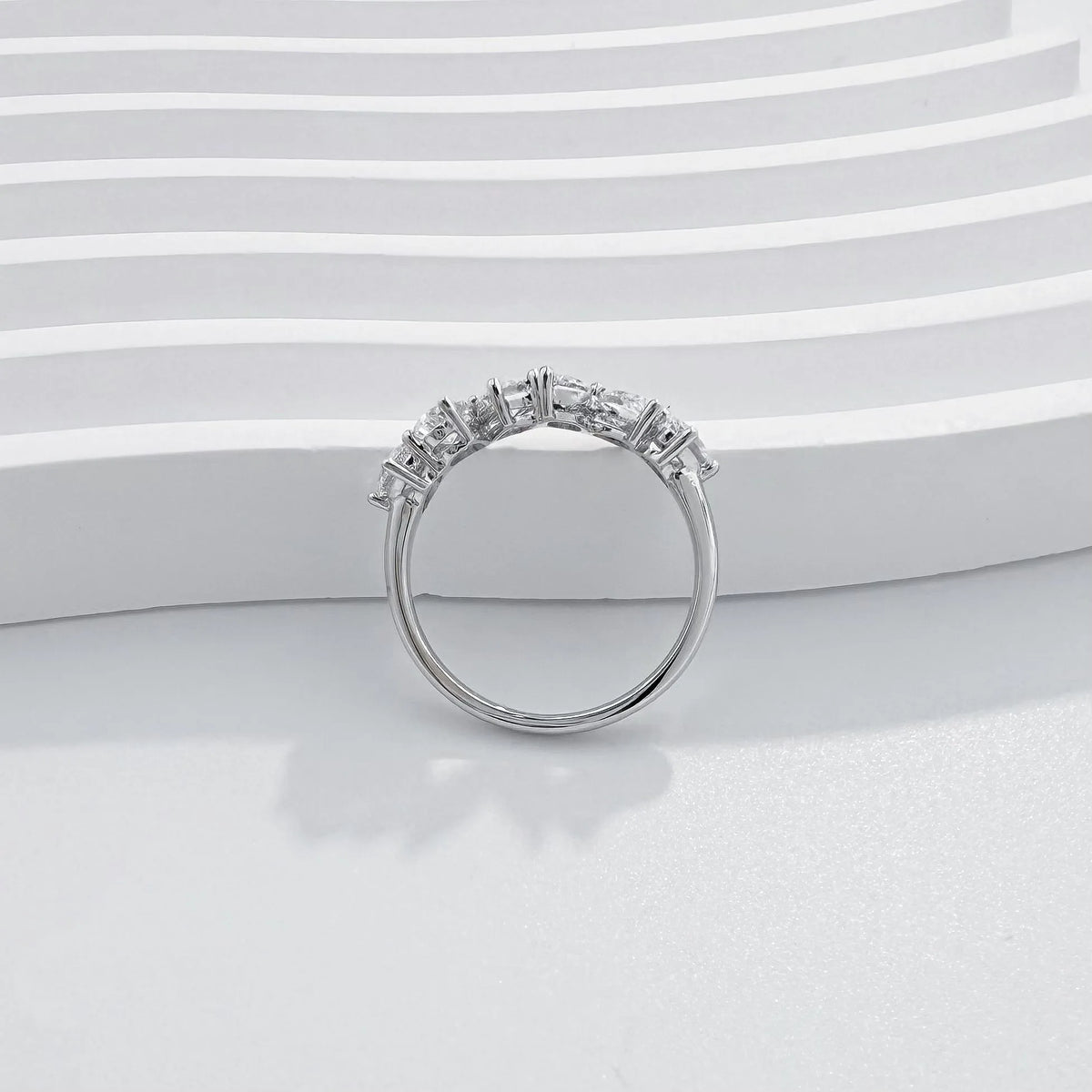1.04 ctw Mixed-Cut Lab-Grown Diamond Band in PT950 Platinum – APYFR0020-PT