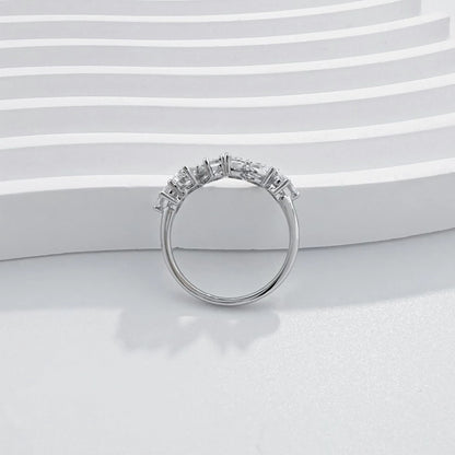 1.04 ctw Mixed-Cut Lab-Grown Diamond Band in PT950 Platinum – APYFR0020-PT
