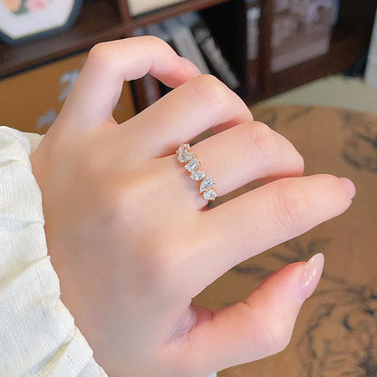 Celestial Mixed-Cut Lab-Grown Diamond Ring in 18K Yellow Gold – APYFR0020-Y
