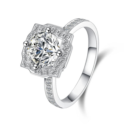 1.05 ct Four-Prong Round-Cut Lab-Grown Diamond Ring in PT950 Platinum – APYFR0025-PT