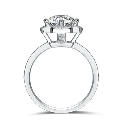 1.05 ct Four-Prong Round-Cut Lab-Grown Diamond Ring in PT950 Platinum – APYFR0025-PT