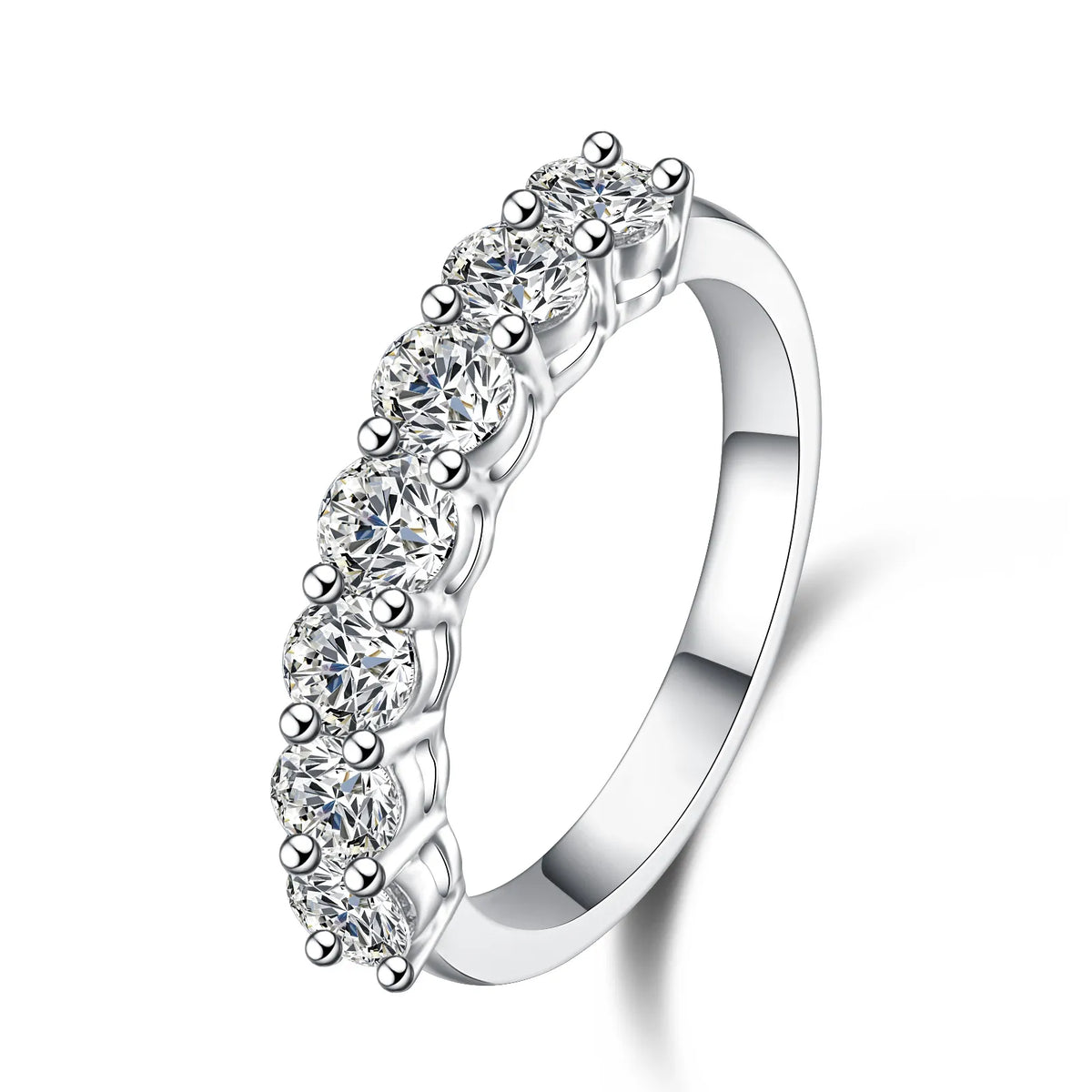 0.51 ctw Round-Cut Lab-Grown Diamond Band in PT950 Platinum – APYFR0030-PT