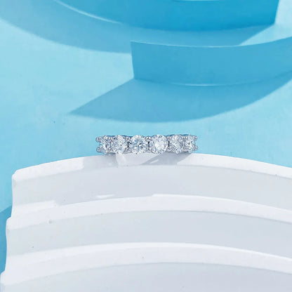 0.51 ctw Round-Cut Lab-Grown Diamond Band in PT950 Platinum – APYFR0030-PT