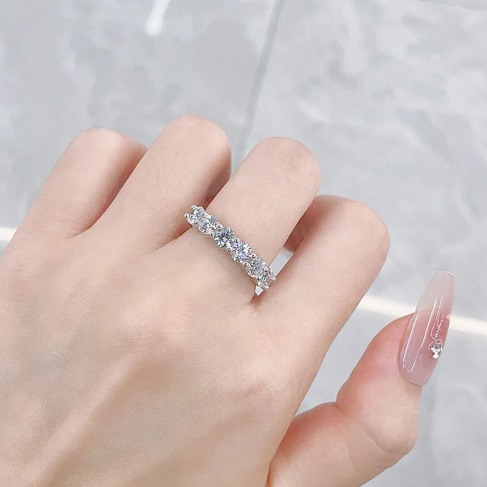 0.51 ctw Round-Cut Lab-Grown Diamond Band in PT950 Platinum – APYFR0030-PT