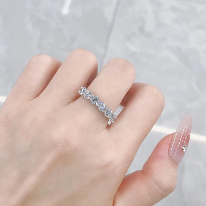 0.51 ctw Round-Cut Lab-Grown Diamond Band in PT950 Platinum – APYFR0030-PT