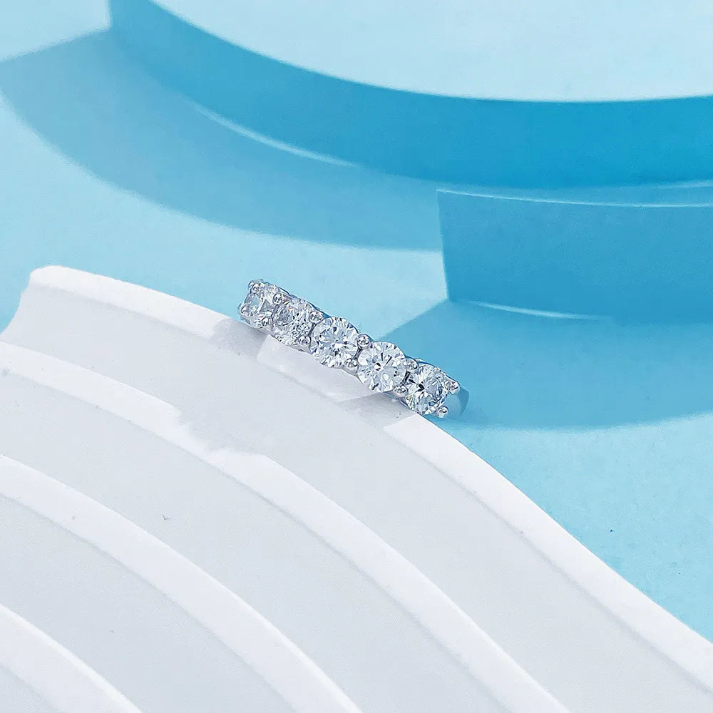 0.51 ctw Round-Cut Lab-Grown Diamond Band in PT950 Platinum – APYFR0030-PT