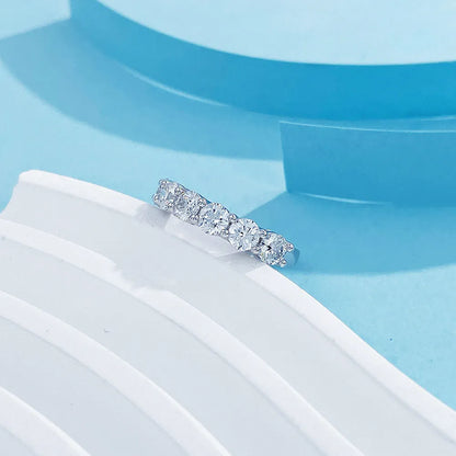 0.51 ctw Round-Cut Lab-Grown Diamond Band in PT950 Platinum – APYFR0030-PT