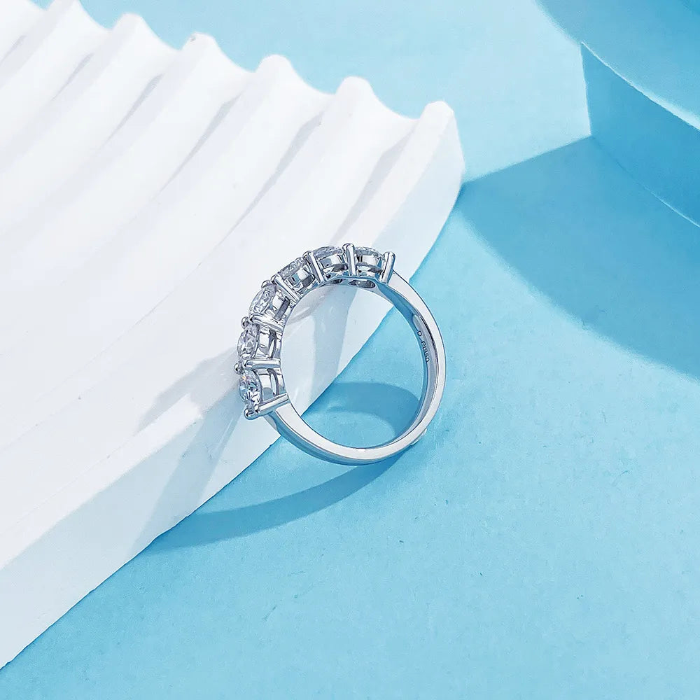 0.51 ctw Round-Cut Lab-Grown Diamond Band in PT950 Platinum – APYFR0030-PT