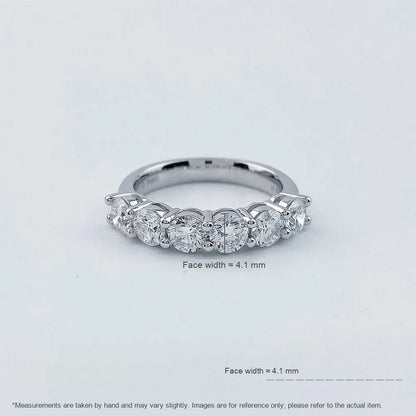 0.51 ctw Round-Cut Lab-Grown Diamond Band in PT950 Platinum – APYFR0030-PT