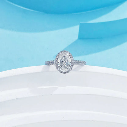 1.01 ct Statement Four-Prong Oval-Cut Lab-Grown Diamond Ring in PT950 Platinum – APYFR0031-PT