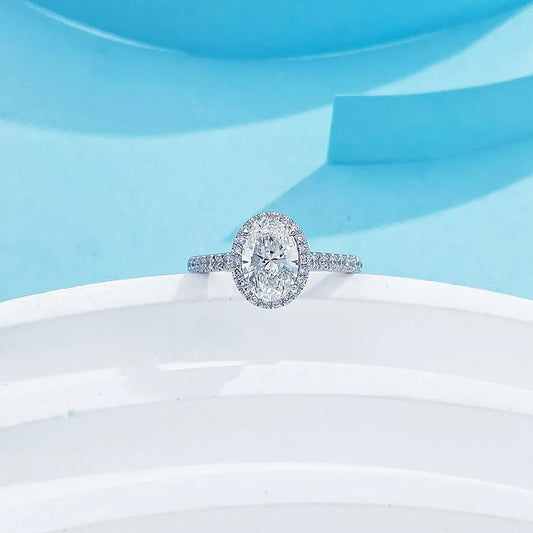 1.01 ct Statement Four-Prong Oval-Cut Lab-Grown Diamond Ring in PT950 Platinum – APYFR0031-PT