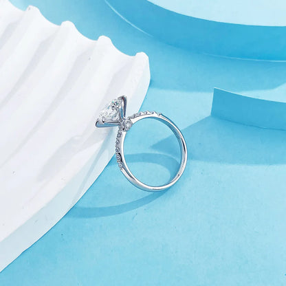 1.57 ct Six-Prong Round-Cut Lab-Grown Diamond Ring in PT950 Platinum