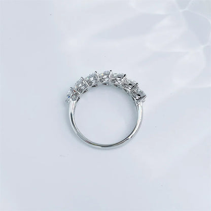 0.68 ctw Heart-Cut Lab-Grown Diamond Band in PT950 Platinum – APYFR0053-PT