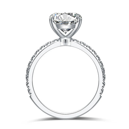 1 ct Minimalist Oval-Cut Lab-Grown Diamond Ring in PT950 Platinum – APYFR0055-PT