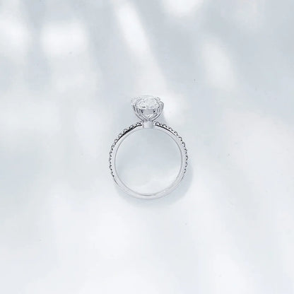 1 ct Minimalist Oval-Cut Lab-Grown Diamond Ring in PT950 Platinum – APYFR0055-PT