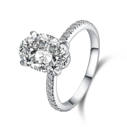 3 ct Oval-Cut Lab-Grown Diamond Ring in 18K White Gold – APYFR0055-W