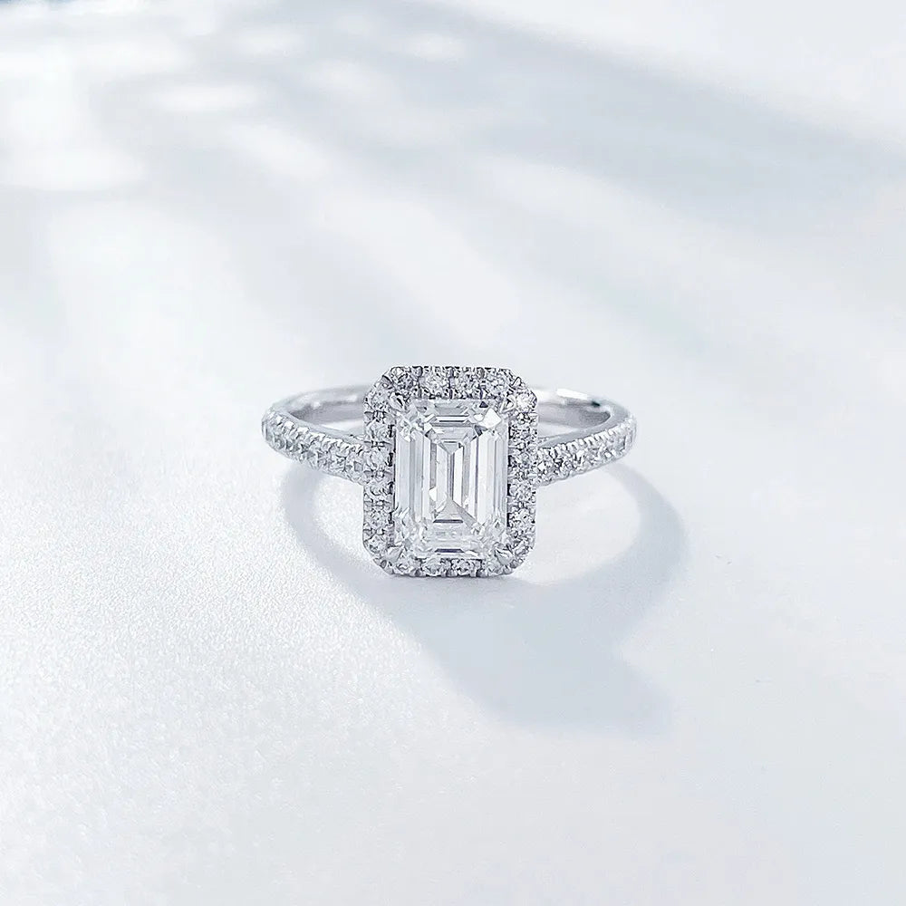 1.67 ct Emerald-Cut Lab-Grown Diamond Ring in PT950 Platinum – APYFR0056-PT
