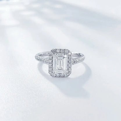 1.67 ct Emerald-Cut Lab-Grown Diamond Ring in PT950 Platinum – APYFR0056-PT