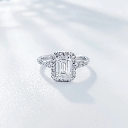 1.67 ct Emerald-Cut Lab-Grown Diamond Ring in PT950 Platinum – APYFR0056-PT