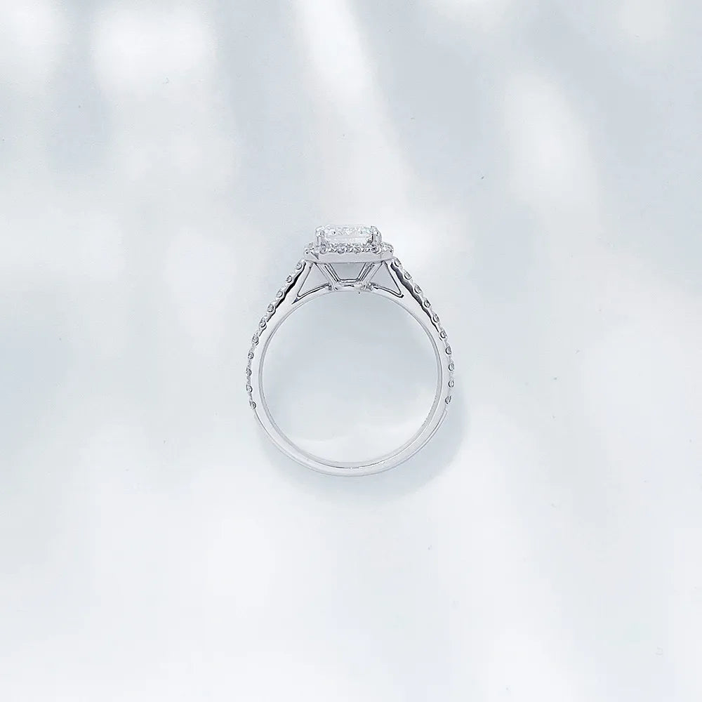 1.67 ct Emerald-Cut Lab-Grown Diamond Ring in PT950 Platinum – APYFR0056-PT