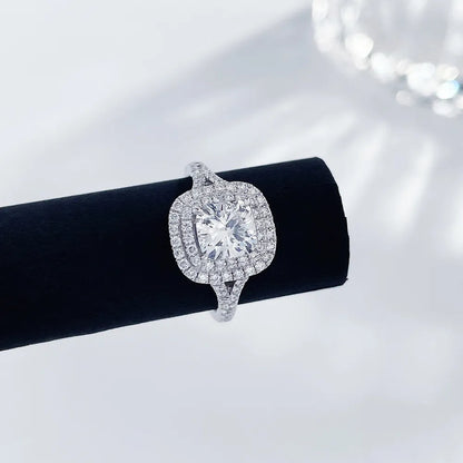 1.07 ct Statement Four-Prong Round-Cut Lab-Grown Diamond Ring in PT950 Platinum – APYFR0057-PT