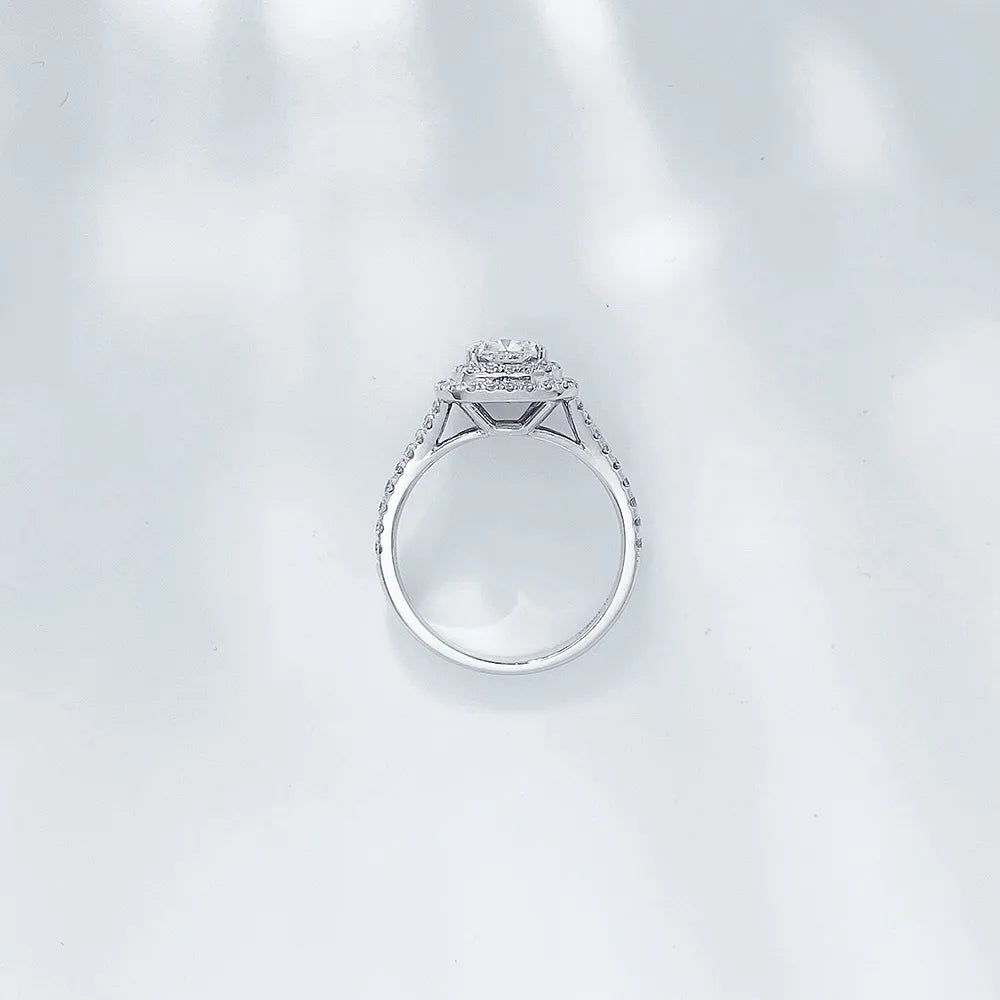 1.07 ct Statement Four-Prong Round-Cut Lab-Grown Diamond Ring in PT950 Platinum – APYFR0057-PT