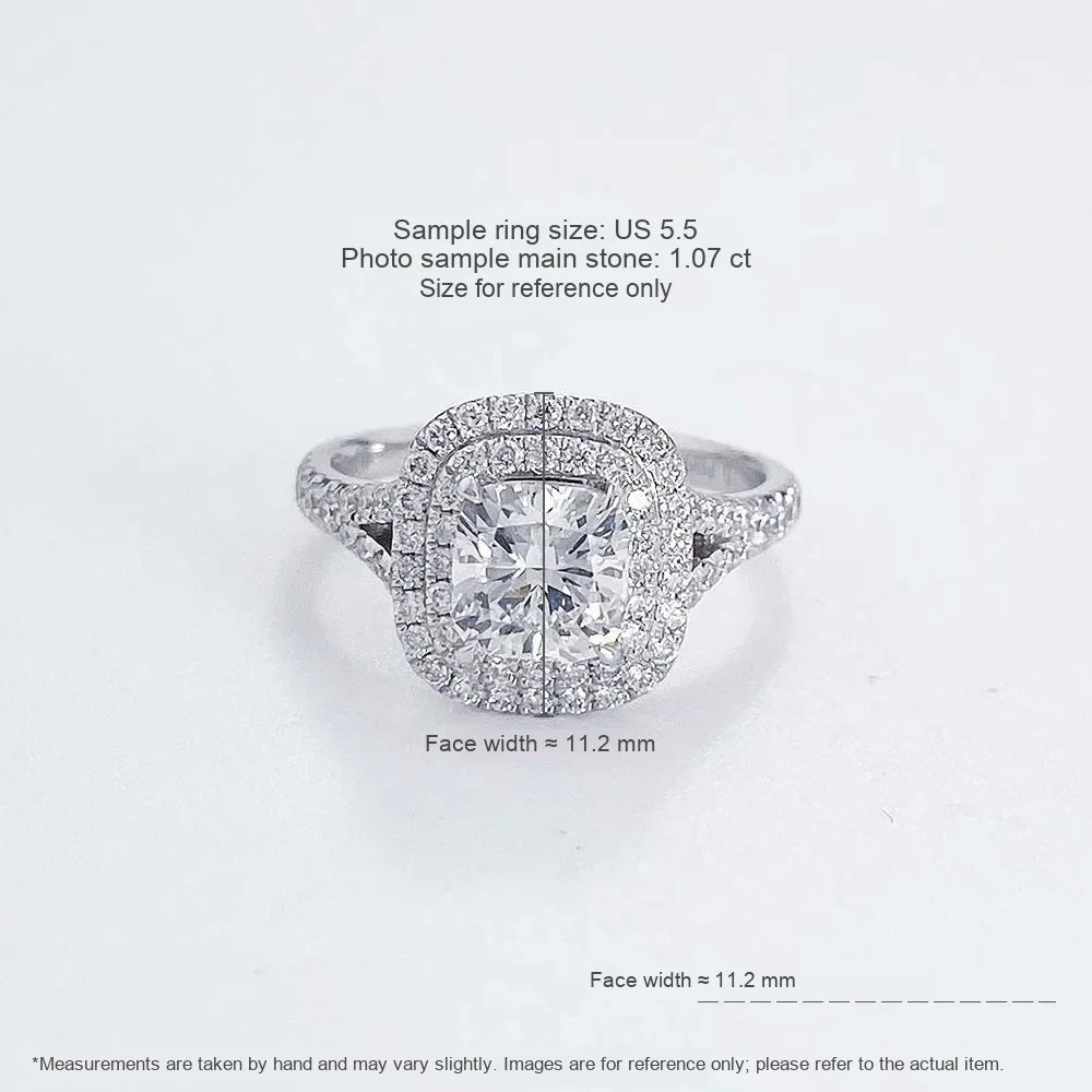 1.07 ct Statement Four-Prong Round-Cut Lab-Grown Diamond Ring in PT950 Platinum – APYFR0057-PT