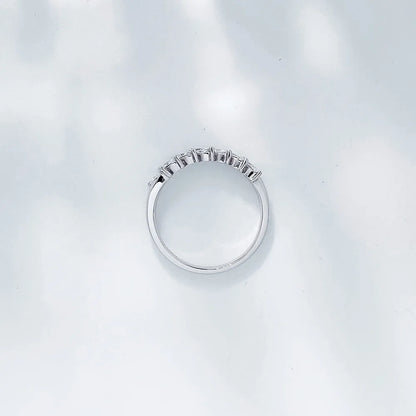 0.55 ctw Stackable Marquise-Cut Lab-Grown Diamond Band in PT950 Platinum