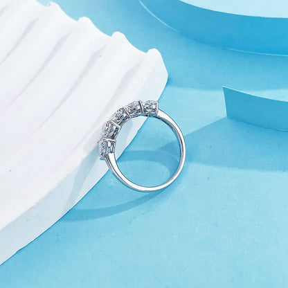 1.49 ctw Heart-Cut Lab-Grown Diamond Band in PT950 Platinum – APYFR0063-PT