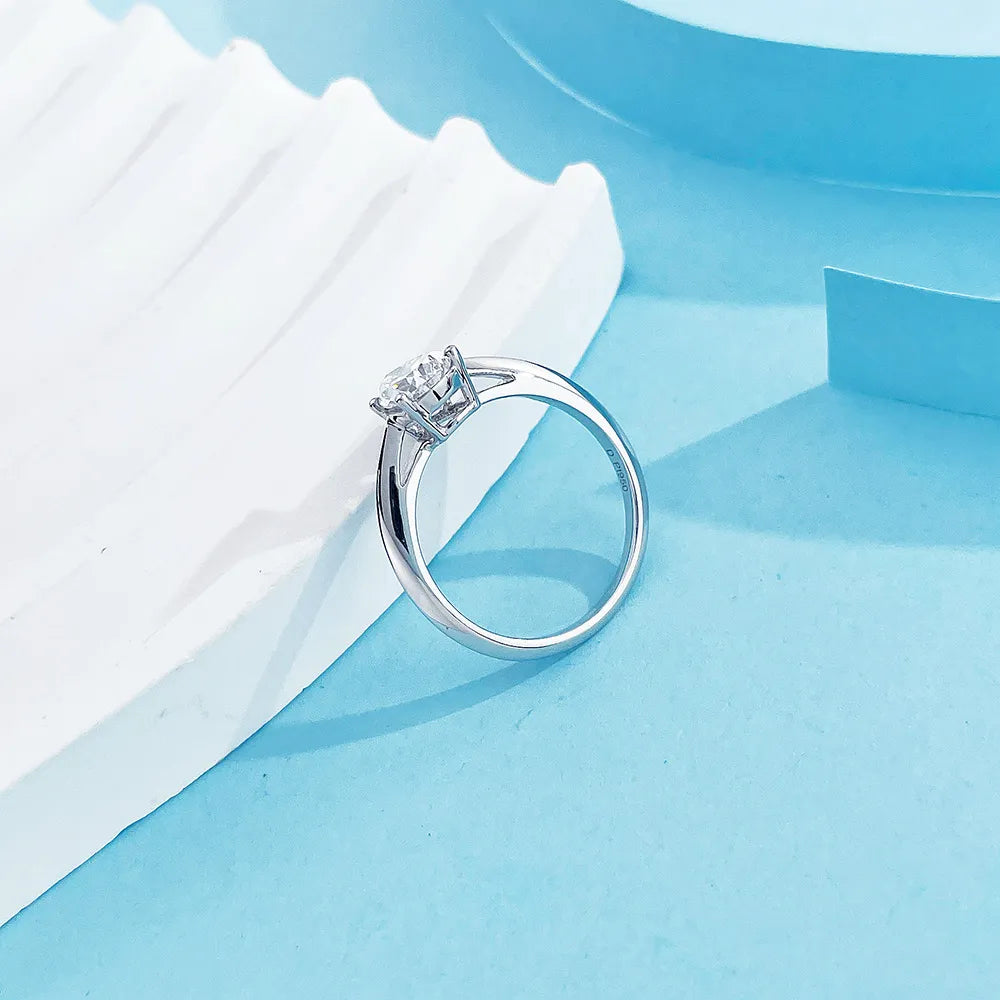 1.01 ct Minimalist Marquise-Cut Lab-Grown Diamond Ring in PT950 Platinum