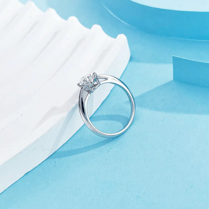 1.01 ct Minimalist Marquise-Cut Lab-Grown Diamond Ring in PT950 Platinum